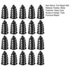 20/60Pcs Tire Repair Rubber Nails Kit Heavy Duty Screw-in Tire Repair Nails Car Motorcycle Truck Vacuum Tires Puncture Repair Screws