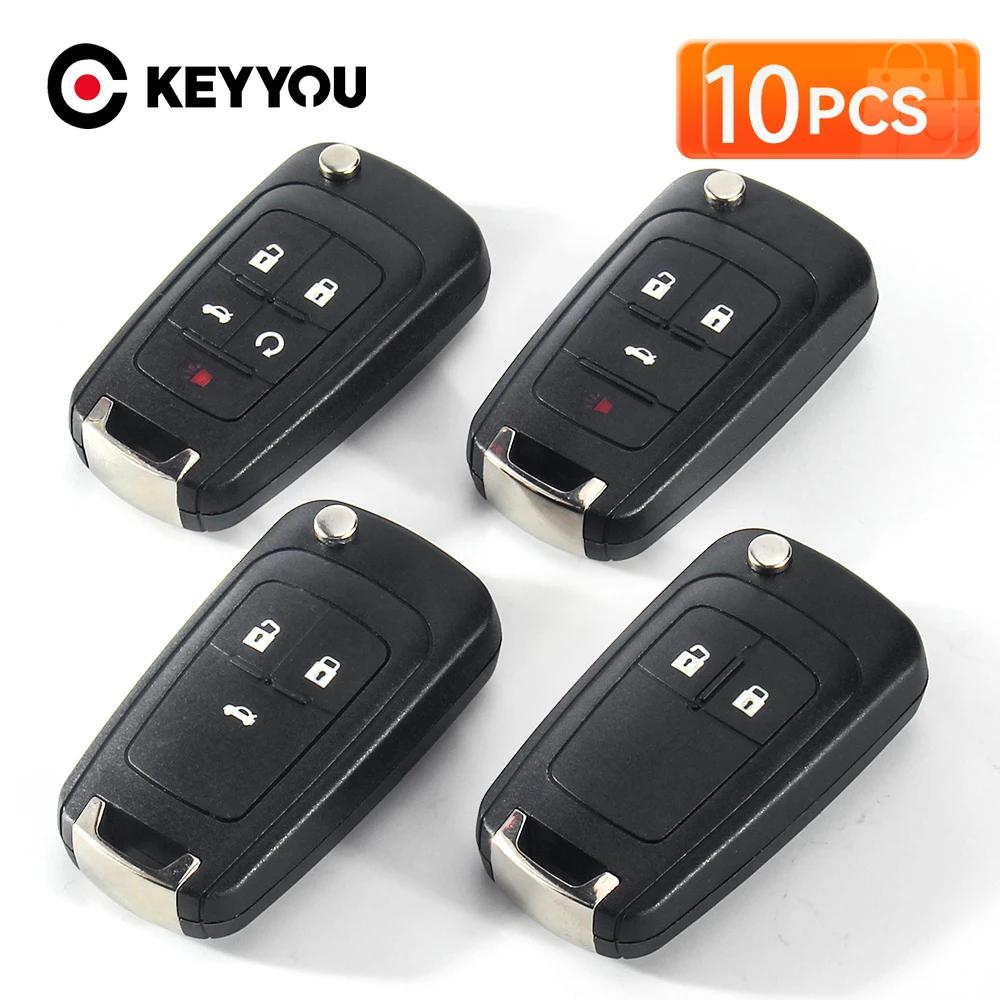 S For Chevrolet Lova Sail Aveo Cruze Replace 2/3/4/5 Buttons Remote Case Fob Cover Flip Folding Key Shell Blank