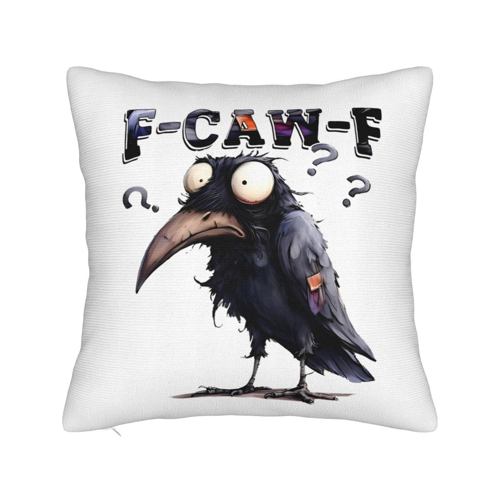Merry FCawF Chicken Square Pillow Case Xmas Lights Rooster Cushion Cover Zippered Decorative Throw Pillow Case Cover for Bed