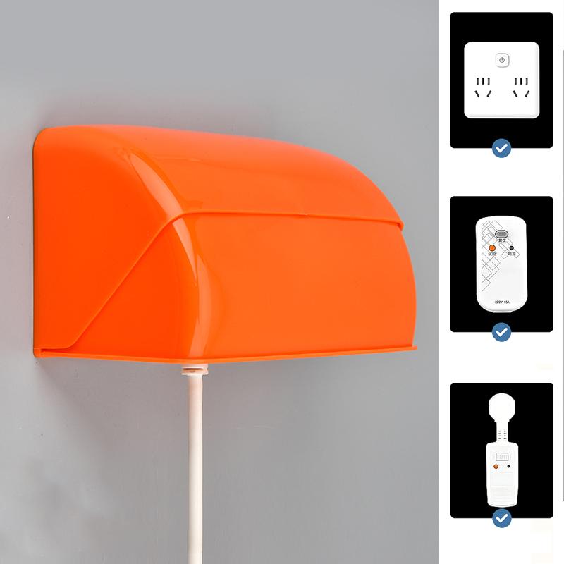 86 typ Wand Steckdose Wasserdichte Box Selbst-Adhesive Elektrische Stecker Abdeckung Bad Doppel Schalter Schutz Steckdose Spritzwassergeschützte Box