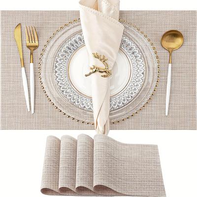Einteiliges, modisches Tischset im nordischen Stil, Hotel, Café, Tischset zum Aufhängen, Untersetzer, Schüsselset, Tischset-Weberei