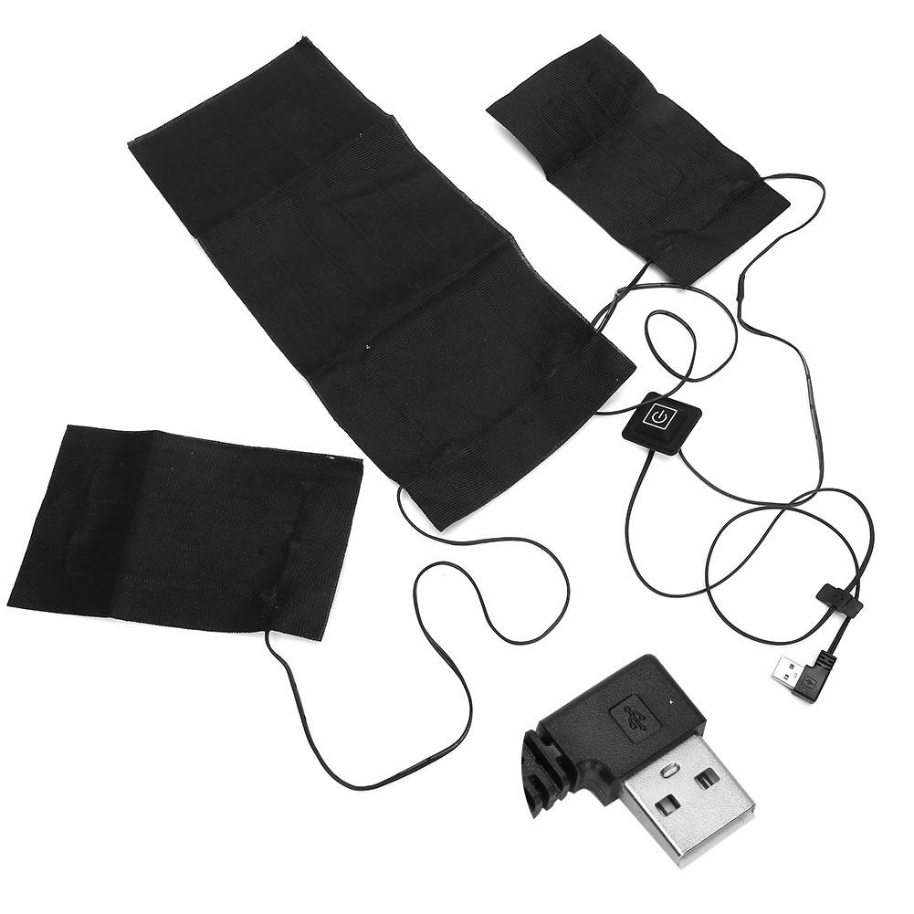 Inteligentní nastavitelná elektrická vyhřívací tkanina Vodotěsná vyhřívací podložka pro oblečení Vesta