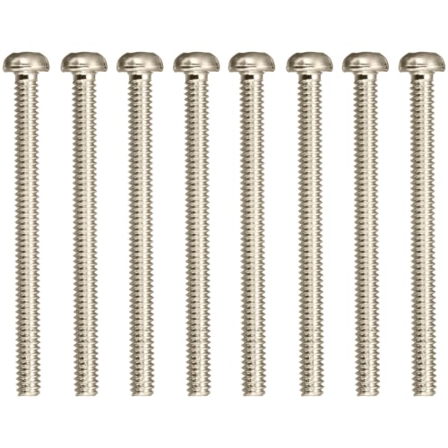 Scud Humbucker Mounting Screws, Inch Size, 8P Chrome W-HPC