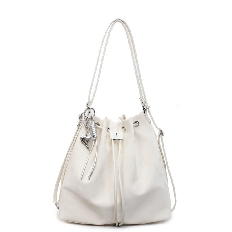 Tasche mit großem Fassungsvermögen für Frauen im Sommer, lässige Umhängetasche, Crossbody-Pendler-Eimertasche, multifunktionaler Rucksack