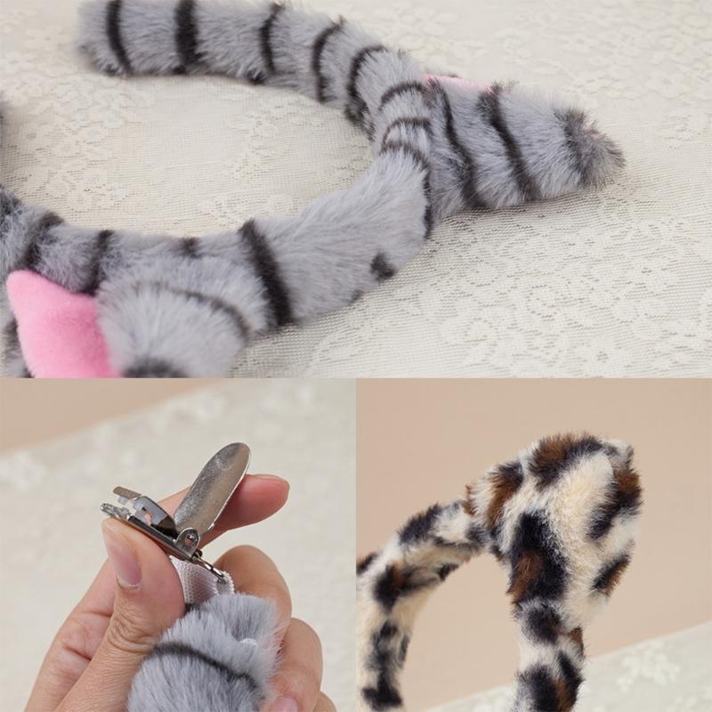 Cats Costume Set Ears Tail Bowite Tutu Animal Fancy Costume Kit Accessories for Kids Girls Halloween Cosplays Props