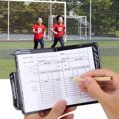 PVC Soccer Match, Game Competitions Referee Double Sided Frying Football Scorebooks Aluminum Pans Grill Red and Fluorescent Green Cards