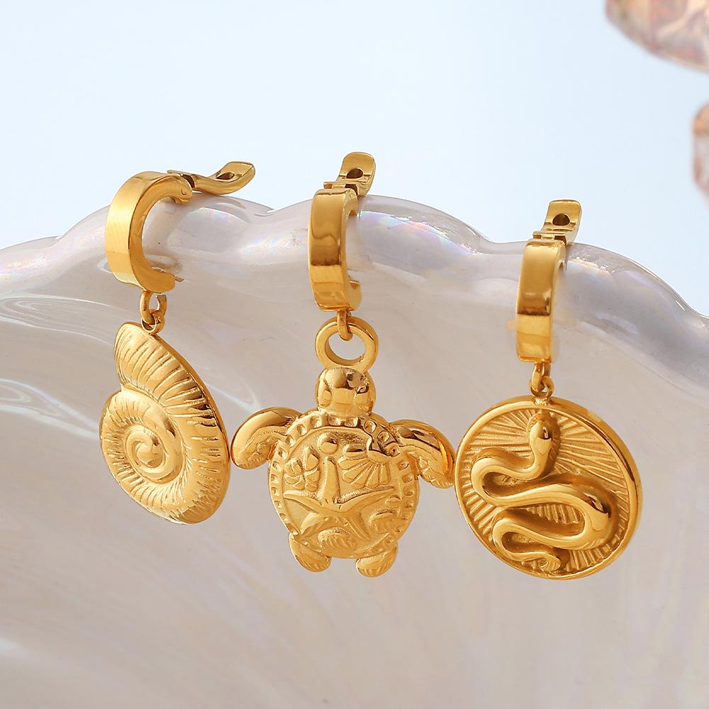 French Retro Seaside Vacation DIY Marine Life Bikini Pendant, 18K Gold-plated Versatile Accessories 2026