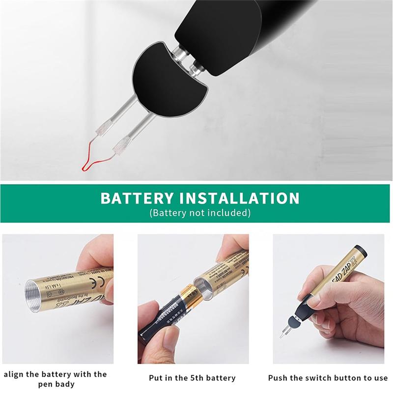

Fresh Thread Burner, Battery Operated Thread Burner Cordless Pen Wax Carving Pen Shaping/Thread Burning Tool With 5 Tips NONE