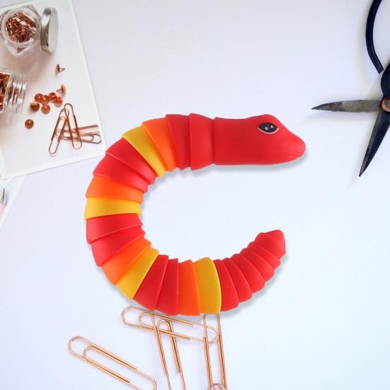 Jucărie Fidget Flexibilă Amuzant Educațional Portabil Reducerea stresului Decompresie Copii Adulti Șarpe Senzorial