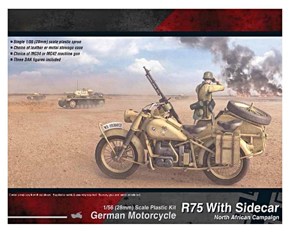RUBICON MODELS German R75 North African Front Plastic Model Kit RB0052 1/56