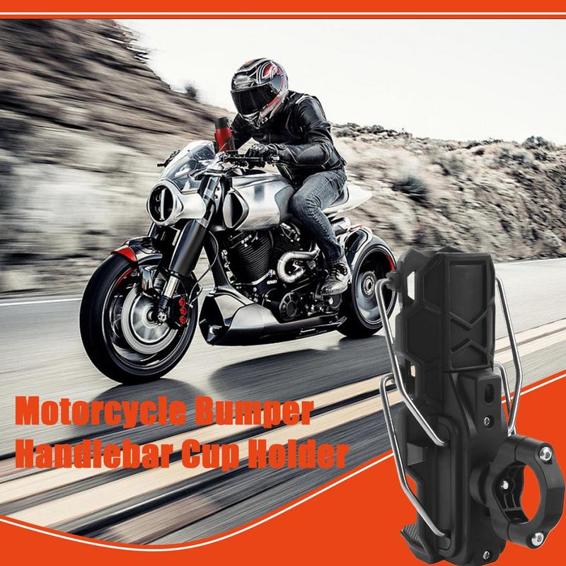 1.26-3.15 In Universal Bike Motorcycle Water Bottle Holder No Drill Adjustable Handlebar Cup Cage for MT B Road Cycling