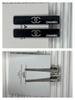 Chanel Rhinestone CC Logo Hair Barrettes, Black Elegant Hair Clips, Luxury Brand Beauty Accessories Hair Pins