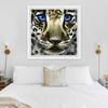 New 5D DIY Diamond Painting Tiger Diamond Embroidery Animal Cross Stitch Full Round Drill Crafts Home Decor Manual Gift