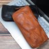 Hand-made Old Washed Tanned Leather Men's Hand Baotou Layer Cowhine Wallet Multi-functional Vintage Large Capacity Money Clip