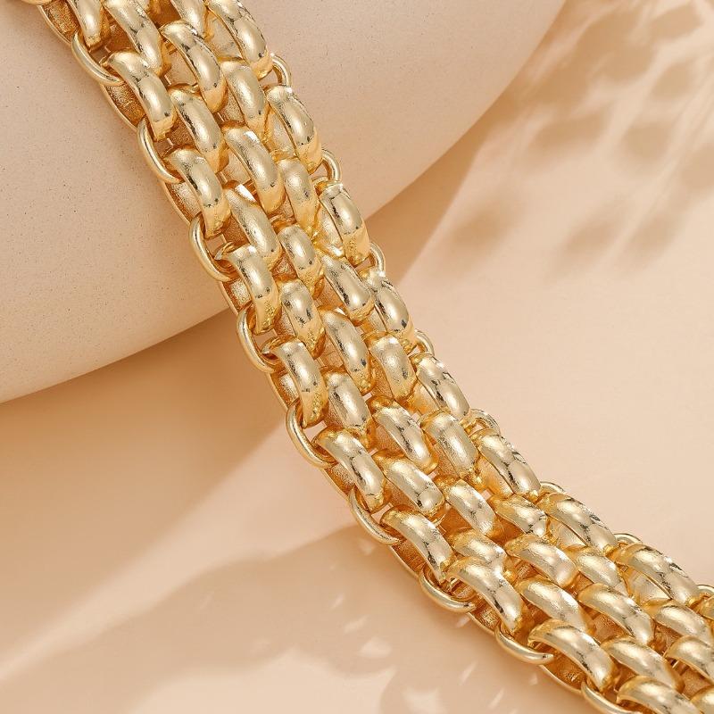 Chain Fashion Casual Accessories Stylish Exaggerated Necklace Necklace Bracelet Suit