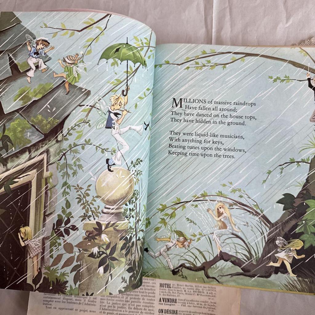 [USED] Beautifully Illustrated Picture Book, Mother Goose, Old Book, Made from Damaged Junk Journal Material