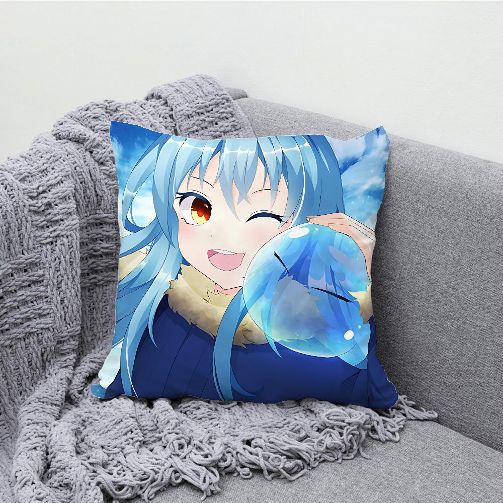Cute Rimuru Tempest Pillow Case Soft Cushion Cases for Farmhouse Sofa Decor Home Decorations and Protector Pillow Case