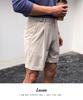 Naples Italian Summer Shorts - High-End Paris Buckle Waist, Thin Casual Trousers