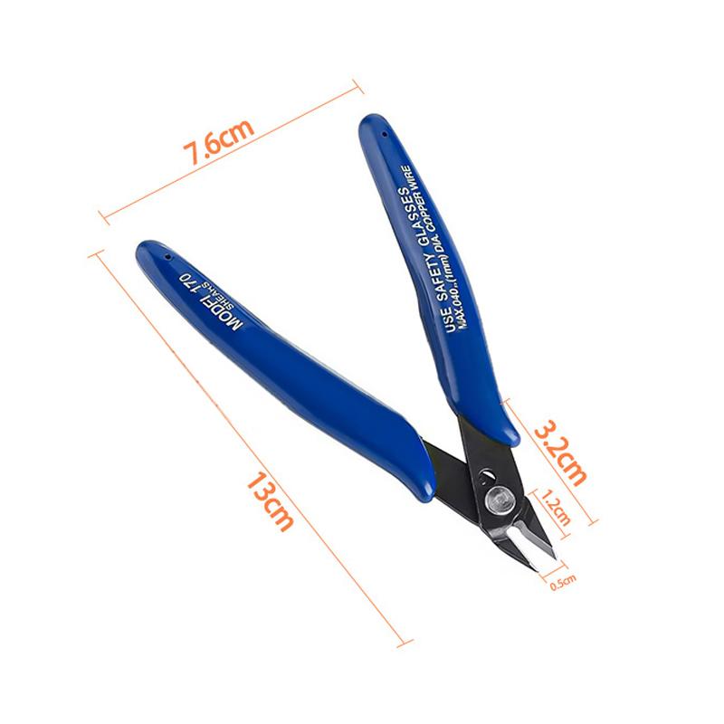 Clamp Diy Electronic Diagonal Pliers Side Cutting Nippers Wire Cutter 3D Printer Parts Models Hand Tools