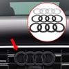 For Q8 KA3Car Front Grill Badge Rear Trunk Emblem 4 Rings Logo Accessories For Audi A6 A3 A4 A5 A6 Q2L Q3 Q5 Q7 Q8 R8 S4 S8 S7 RS5 RS8 RS6