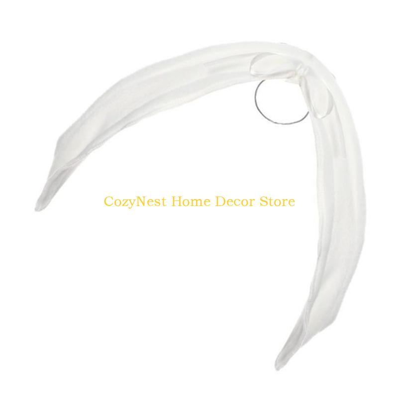 

92MF Gooses Costume Accessories Flexible Bendable Wire Frame Soft Fabric White Wing Outdoor Use for Porch Lawn Gooses Outfit