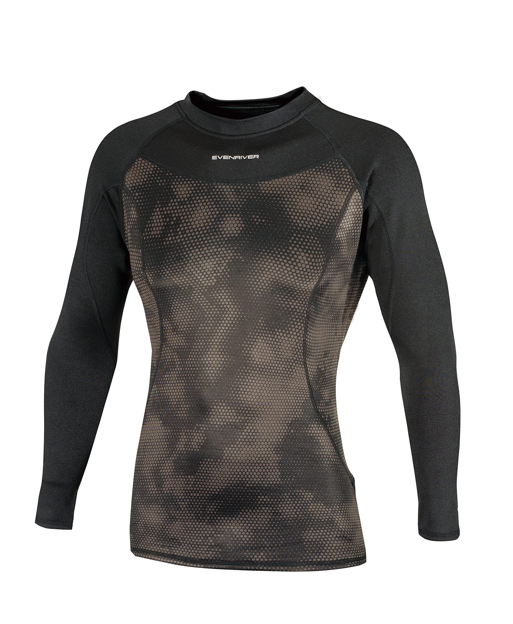 

EVEN RIVER Ice Compression Neo Crew Neck Long Sleeve Spring/Summer Hexa Black GTX06 07 LL