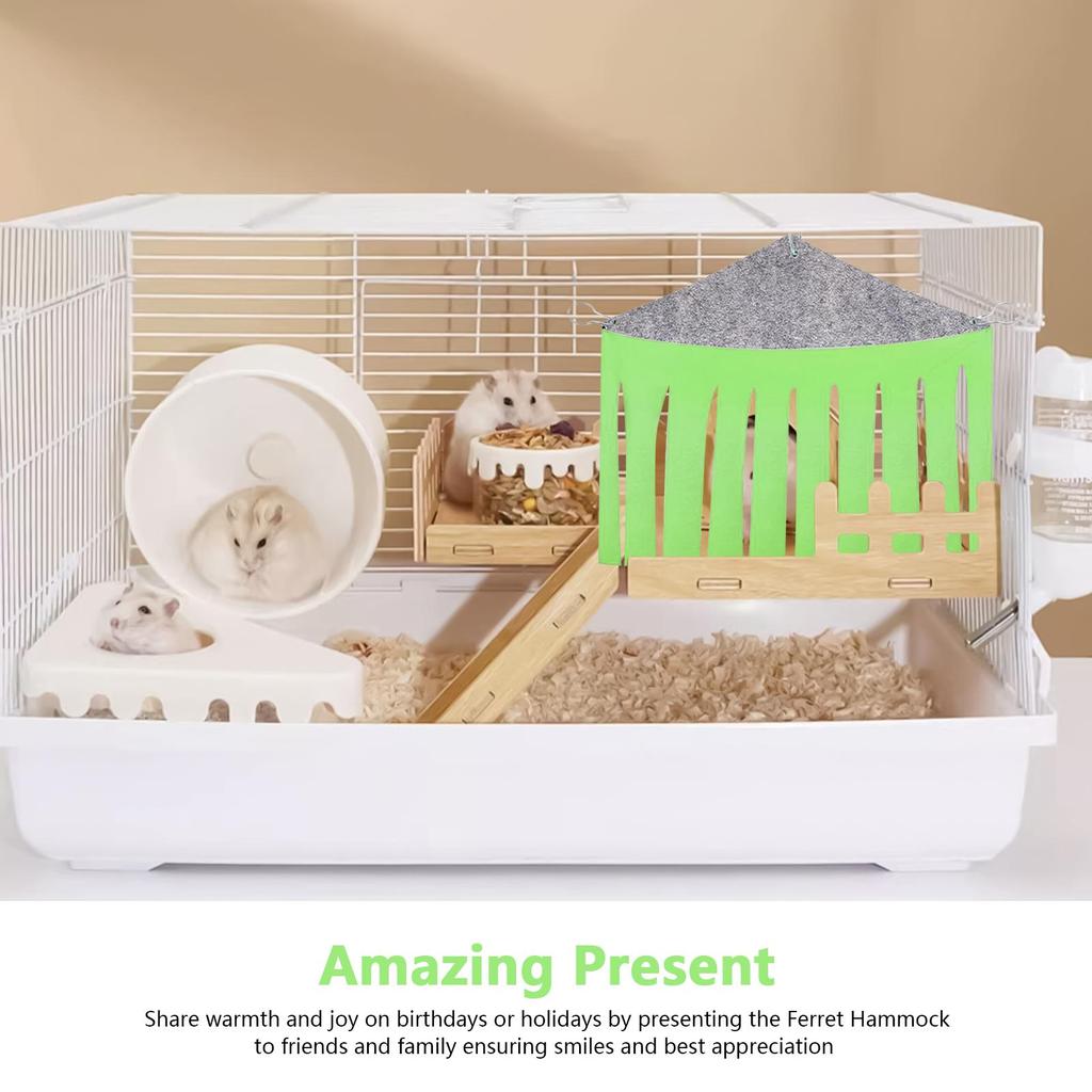 Chinchilla Hängematte Eichhörnchen Käfig Bett Verstecke Habitat Käfig Spielbereich Für Kleintiere Zwergchinchilla Hamster Versteck