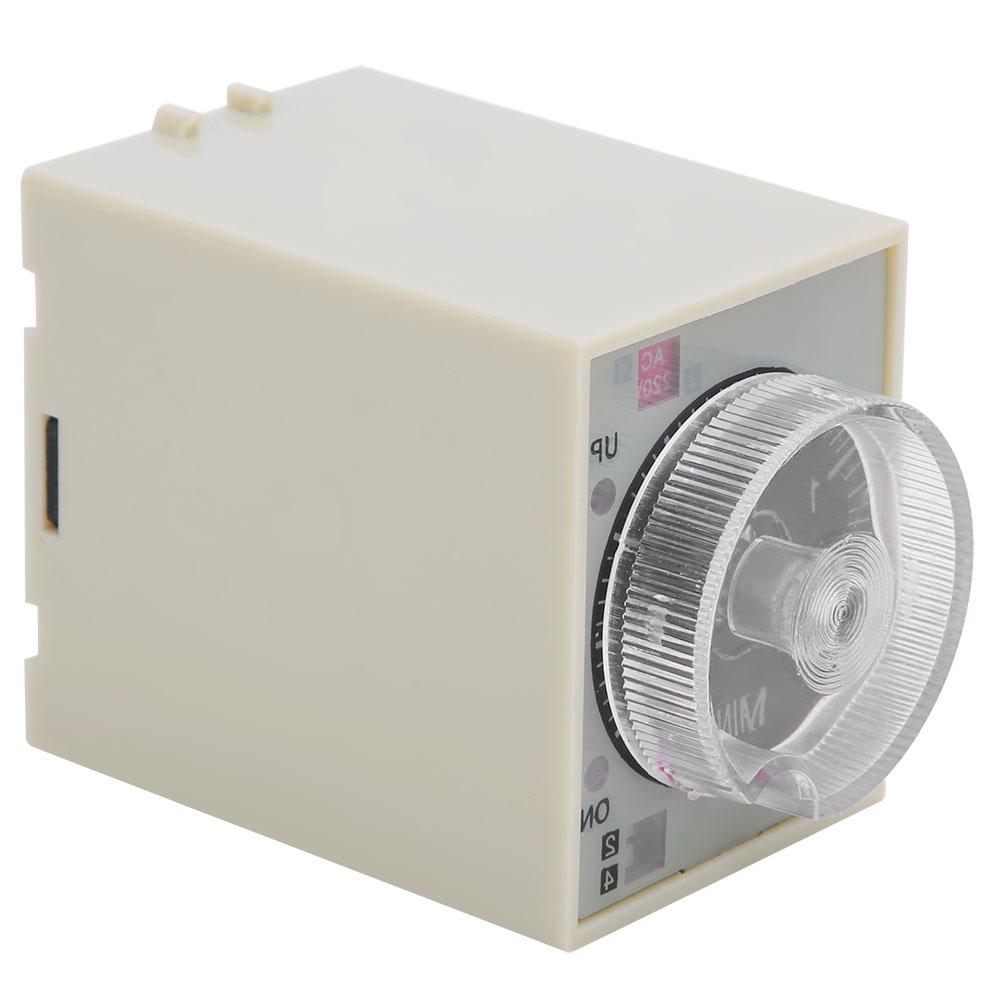 Delay Timer Time Relay Adjustable Knob High Quality Alloy Contact ST3PA G AC220V 5060Hz