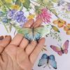 Colorful Butterfly Flowers Window Sticker Electrostatic Wall Decal Double Sided PVC Glass Stickers DIY Home Bedroom Decoration