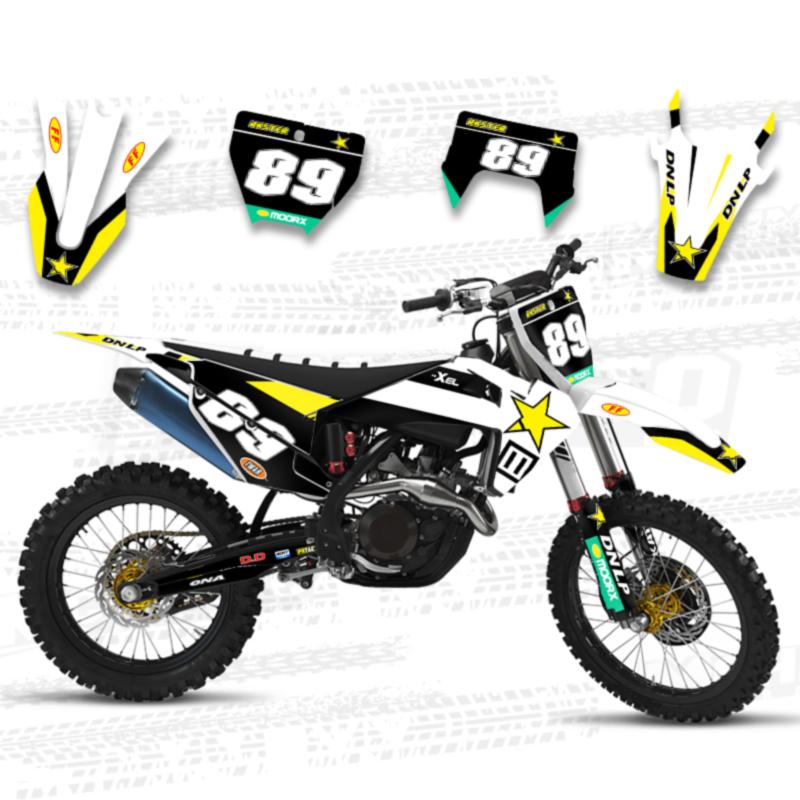 MCHMFG  Graphics Decal Stickers Kits For Husqvarna TC FC TX    TE FE 2019-2021 TC FC FX