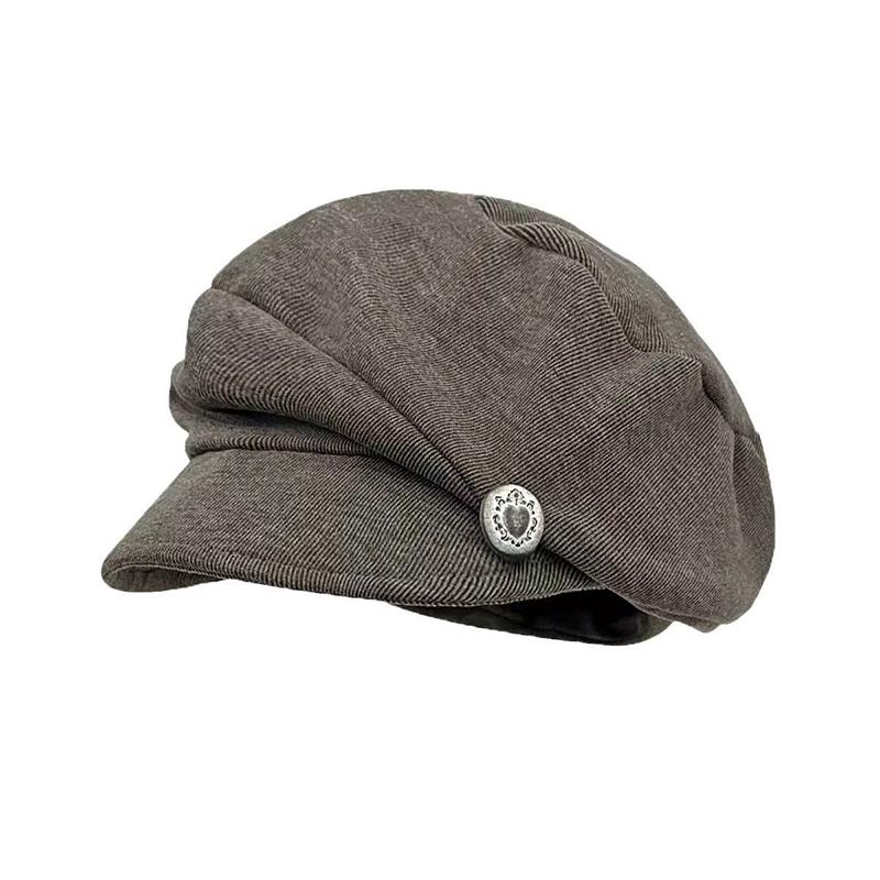 1 шт. Ретро Литературная Облачная Берет Шляпа Женская Зимняя Осенняя Однотонная Дорожная Повседневная Универсальная Подчеркивает Лицо Маленькая Элегантная Шляпа Художника