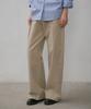 Siyajyu Sipt7151 Curved Single-Pleat Chino Pants_Beige
