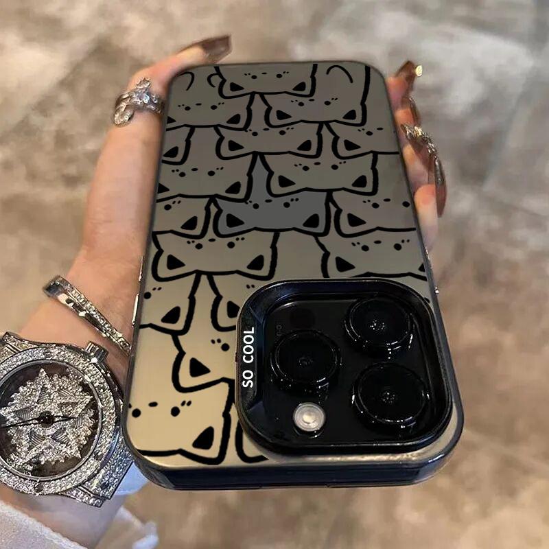 Kitten Pattern Mobile Phone Case For  Mi 13 12 11 Lite 5G NE 14 13T 12T Poco X6 X5 F5 M6 Pro Matte Laser Shockproof Cover