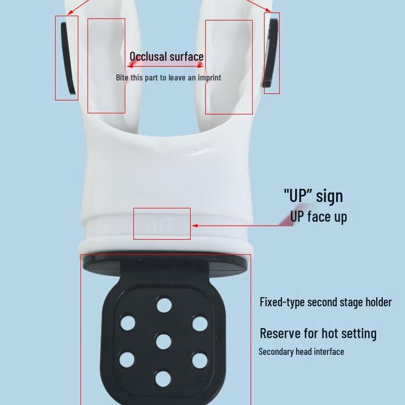 WEZHO Thermoplastic Diving Mouthpiece