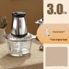 Zuo Zhi Xun 3L Glass Electric Meat Grinder