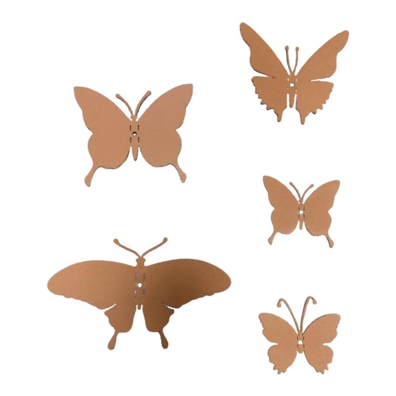 Metal Butterfly Wall Art Butterfly Hanging Decorations Butterfly Wall Decors for Kitchen Bathroom Indoor Outdoor Wedding