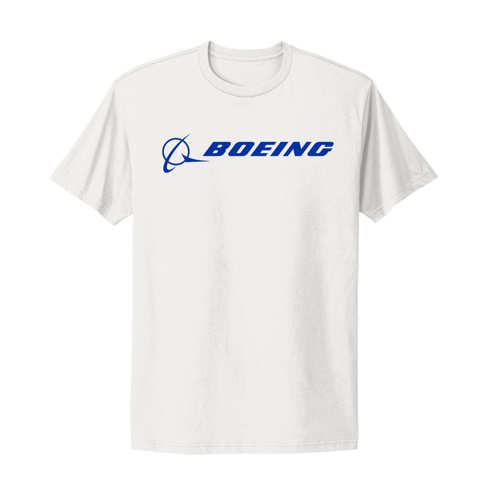 

Boeing Aerospace Aviation American Aircraft Company Logo White T-Shirt S