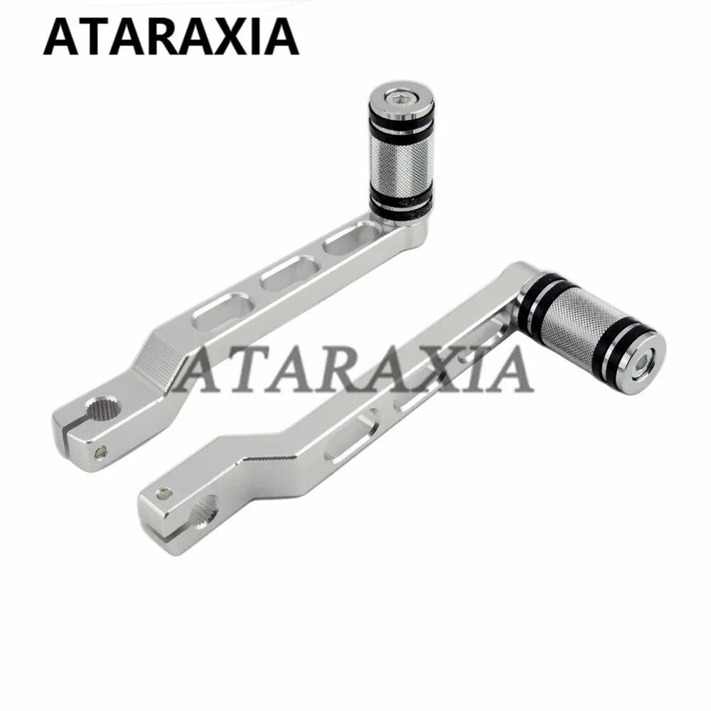 Motocyklový pedál pata špička řadicí páka řadička kolík Pro Harley Electra Tour Glide FLHT Road King Fatboy 90-16 Stupačka Opěrka nohou