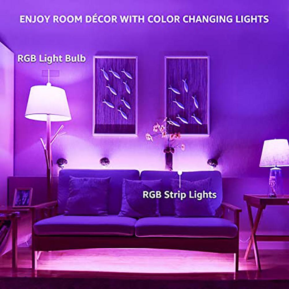 220V 110V E27 RGB LED Bulb Light 20W 15W 10W 5W RGBWW Light LED Lampada Changeable Colorful RGBW LED Lamp With IR Remote Control