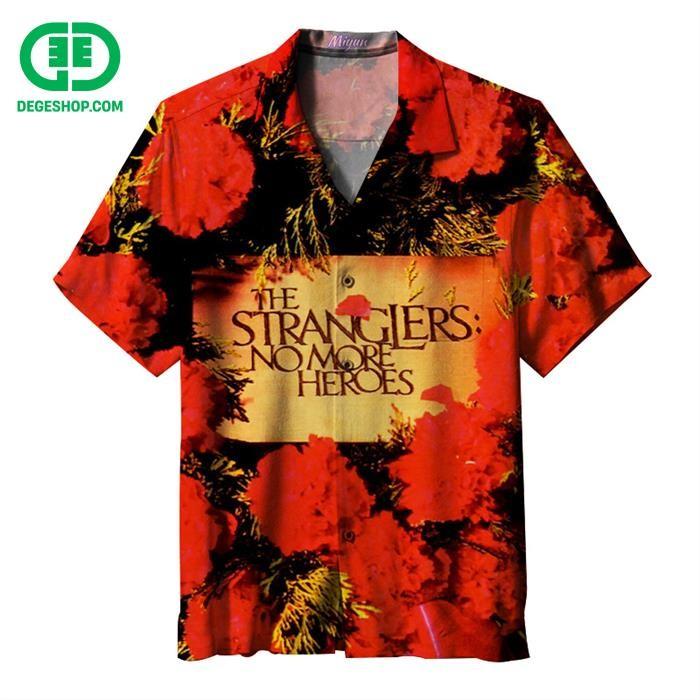 НОВАЯ Гавайская рубашка-футболка унисекс No More Heroes Stranglers XL