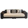 2024 New Cream Tuscan Rabbit Thickened Plush Pillow Throw Sofa Bedroom Tatami Backrest Cushion Non-slip Seat Mat
