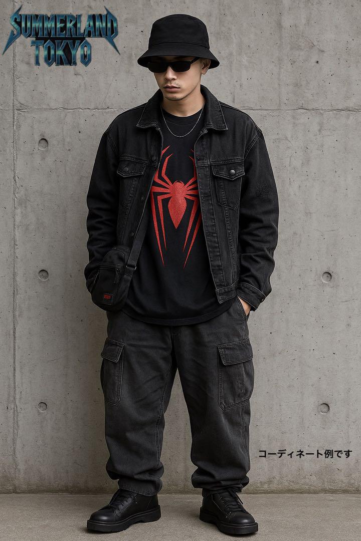 

[Б/У] MARVEL Футболка Человек-паук XXL Майлз Моралес Черный