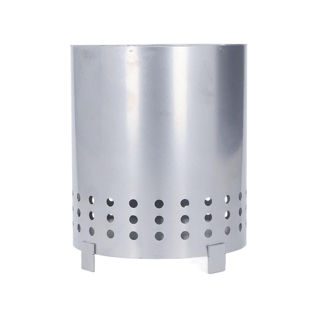 Portable Fire Pit Smokeless Tabletop Firepit with Stand Iron Wood Burning Fireplaces for Camping