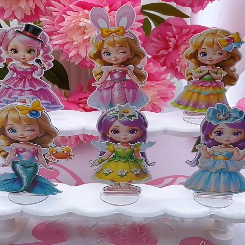 1/2/4 Sets Magnetic Princess Pretend Play Toys Magnetic Dress Up Paper Dolls For Girls Play Travel Playset Toy