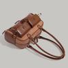 Vintage Bowling Underarm Bag for Women, New Autumn and Winter Large Capacity Boston Handbag, Commuting and Outing Shoulder Bag