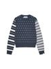 TUOMIO Star Knit Pullover [Dusty Blue]