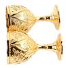 Gold Wine Glass Embossed Chalice Goblet Goblets & Chalices Metal Goblet  For Renaissance Gifts