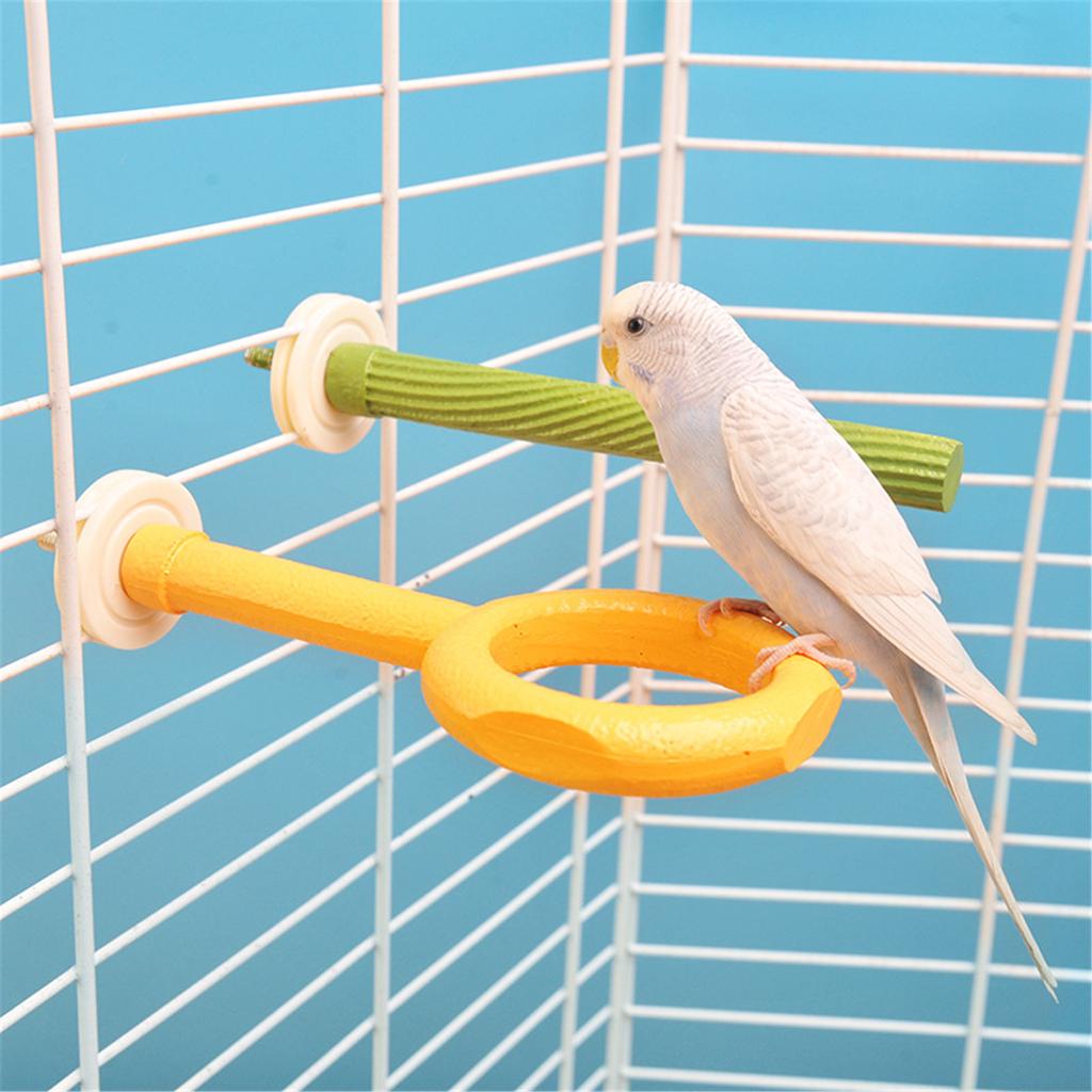 Bird Perch Nature Molar Stand for Parrots Conure Supplies Budgies Grinding Scratchers for Small Medium Parrots Toy