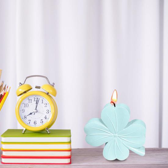 Silicone Four-Leaf Clover Mould for Casting Non-Stick Plaster Mold for Soy