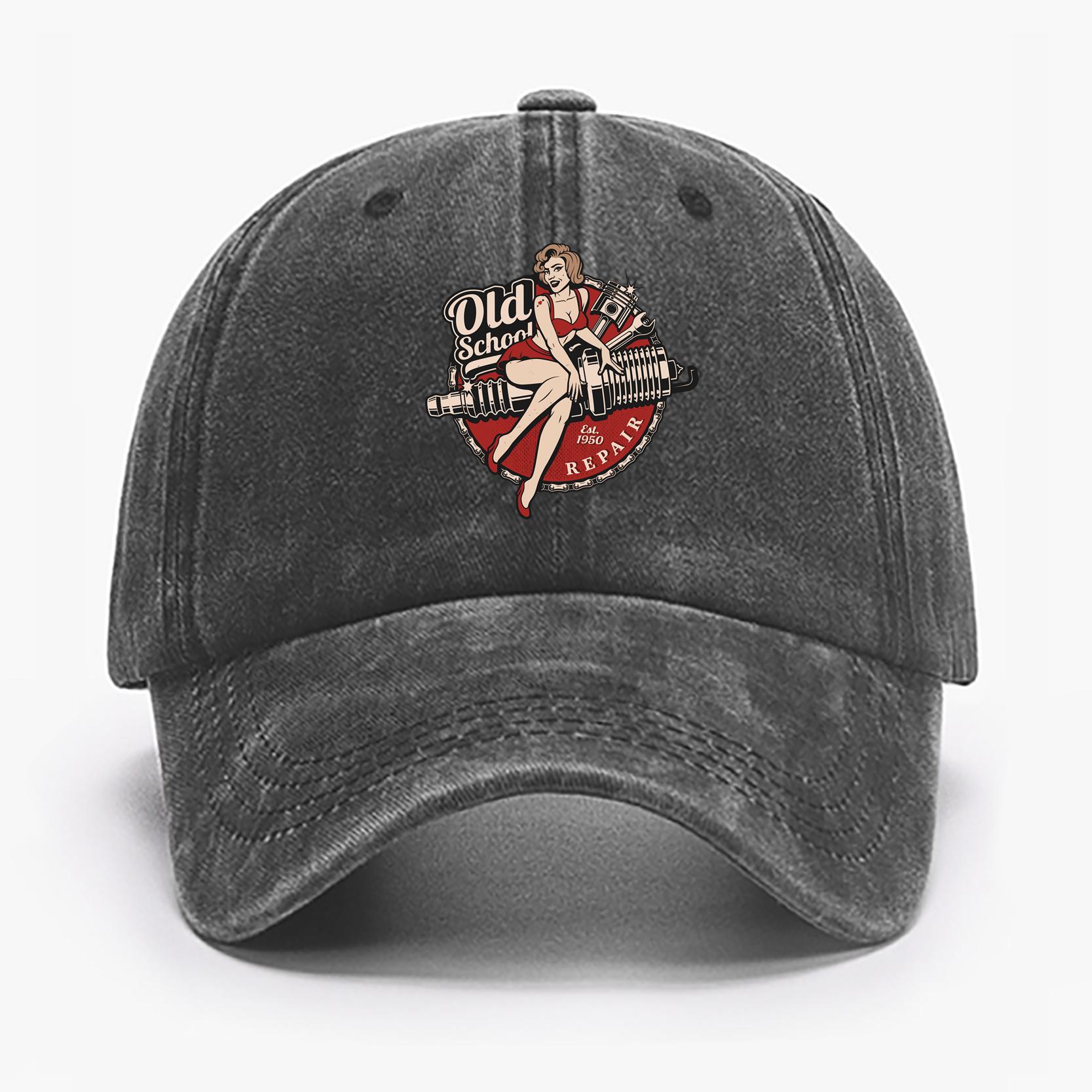 

Олдскульна жіноча бейсболка Регульована оригінальна класична низькопрофільна бавовняна шапка Неконструйована проста кепка Чоловіки Жінки as the picture чорний